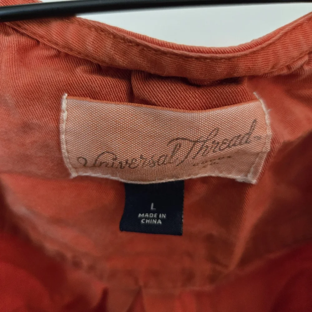 Universal Thread Rust Button-Front Tank Top - Picture 2 of 3